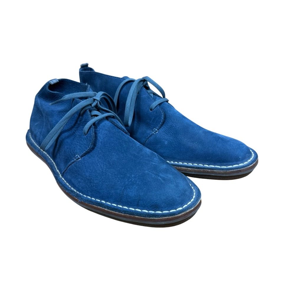 Cole Haan Todd Snyder Chukka Boots Mens 13 Blue Suede Lace Up C14273